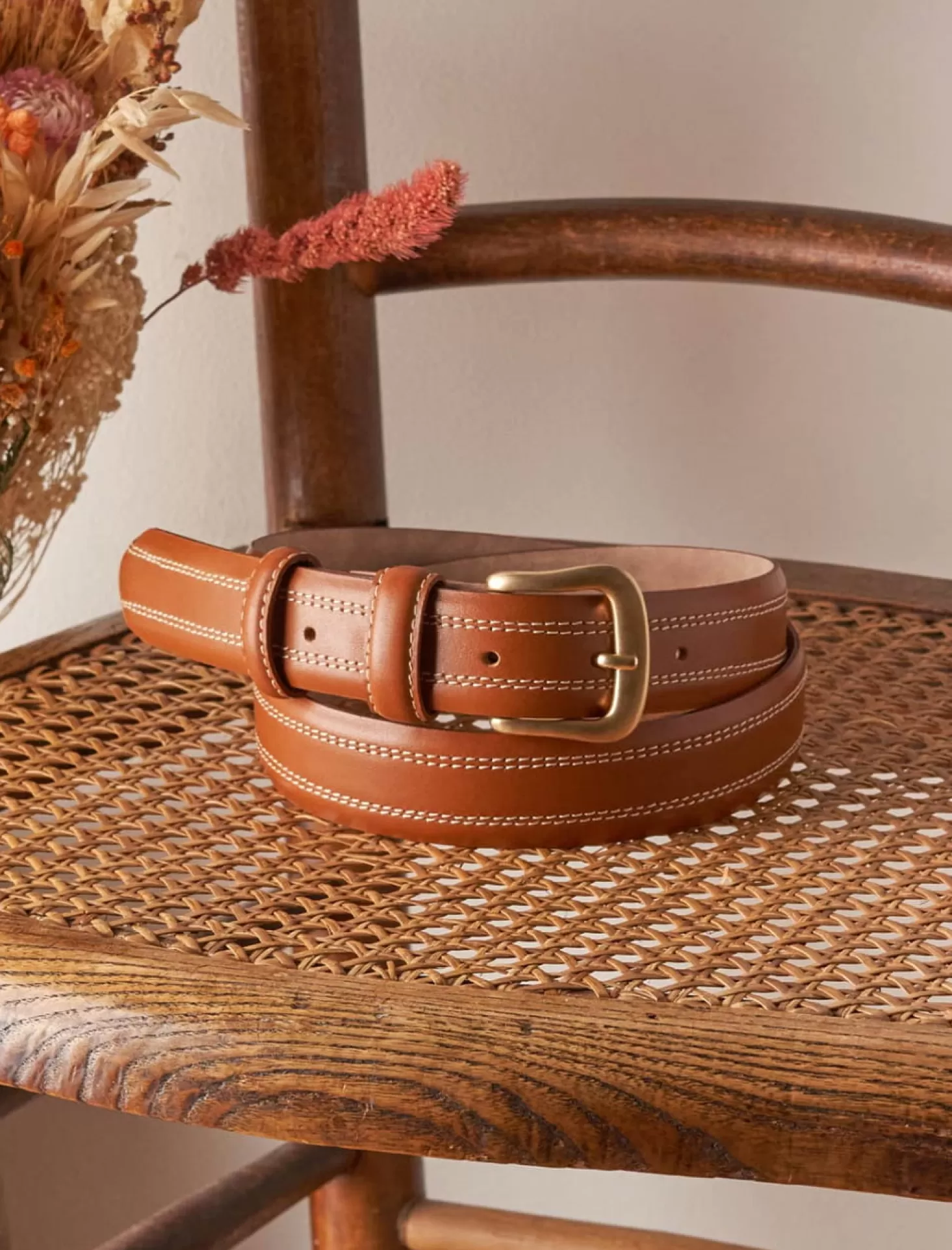 Pied de Biche Ceintures<Ceinture Diane Cognac