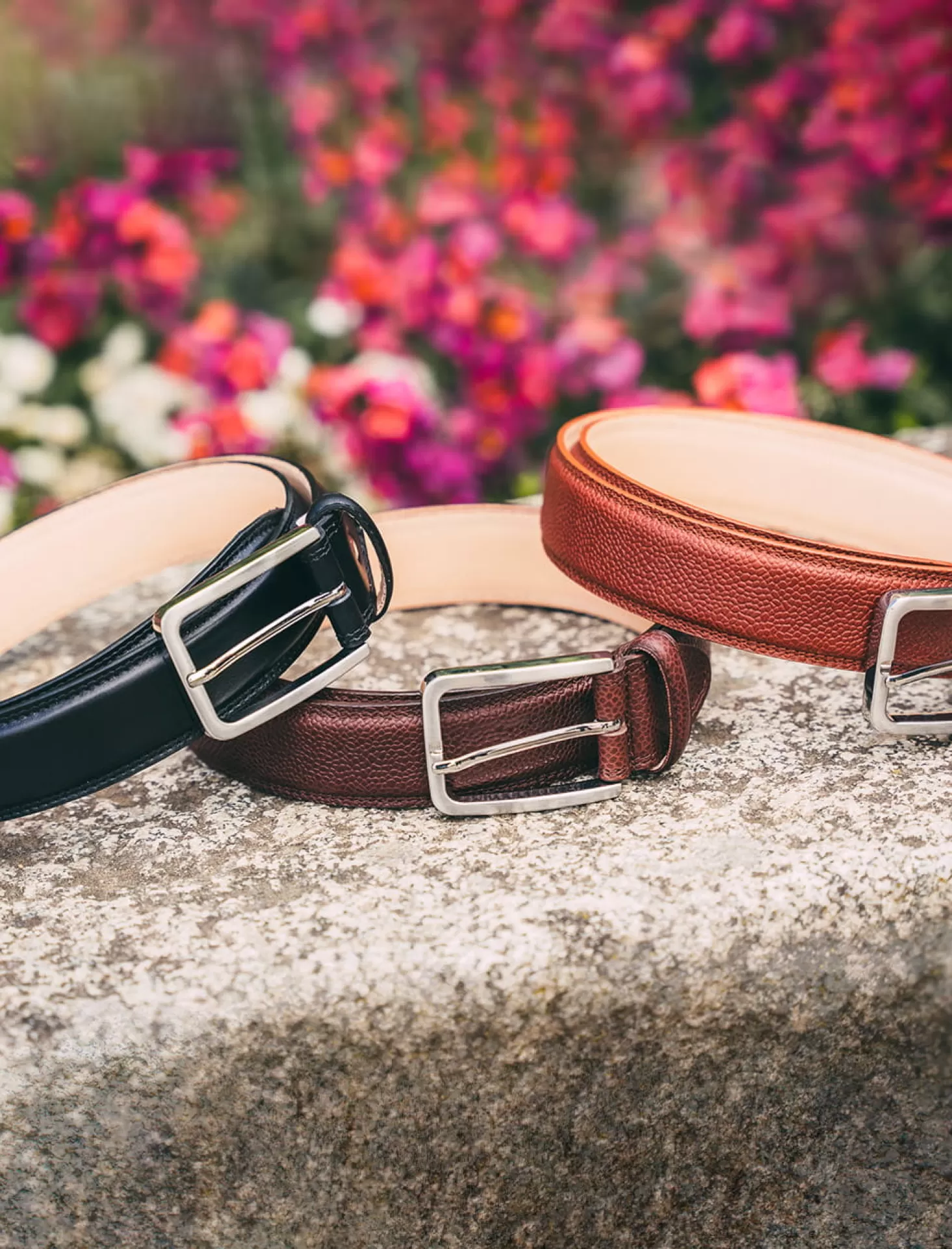 Pied de Biche Ceintures<Ceinture Homme Classique Cognac