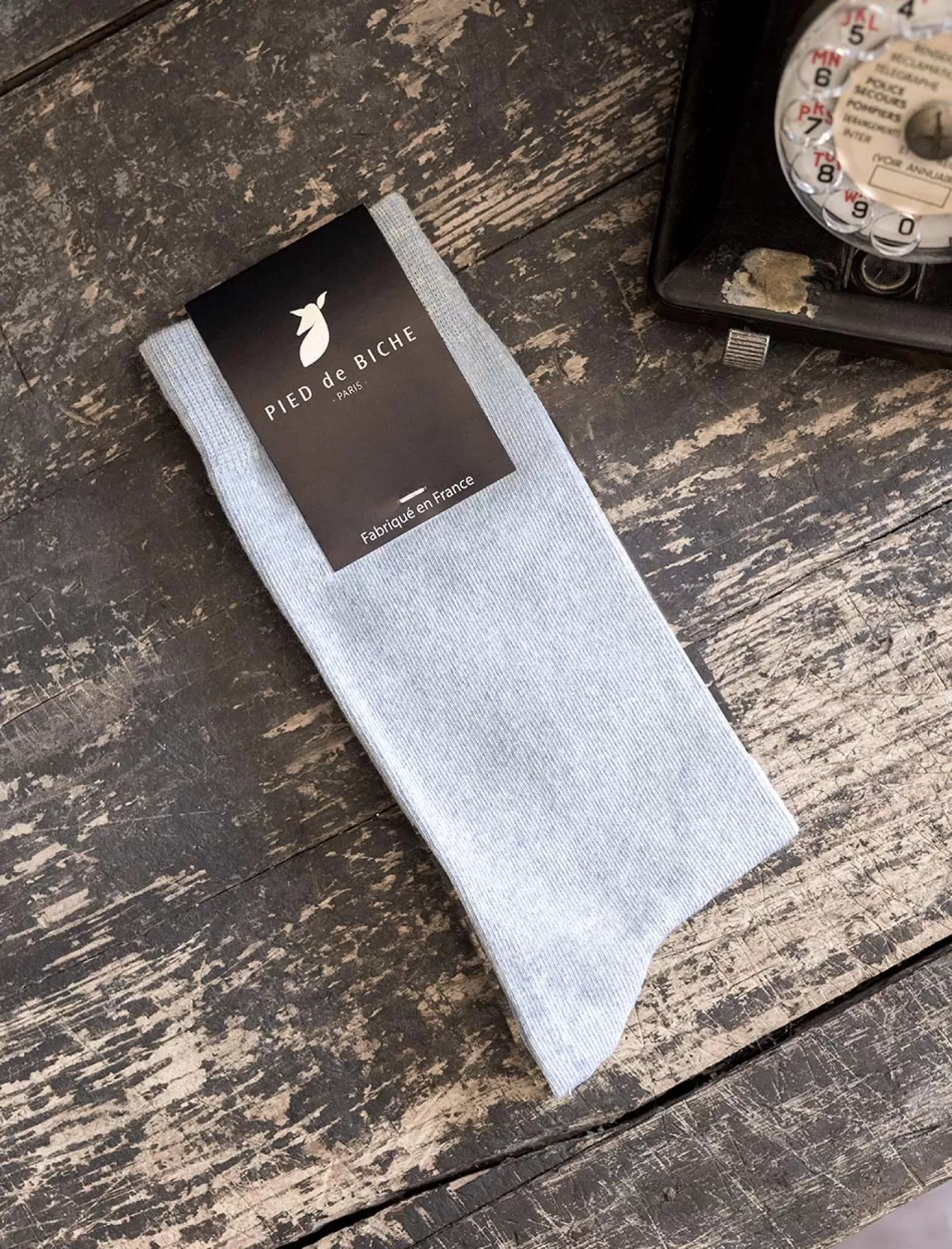 Pied de Biche Chaussettes<Chaussettes Bleu Ciel