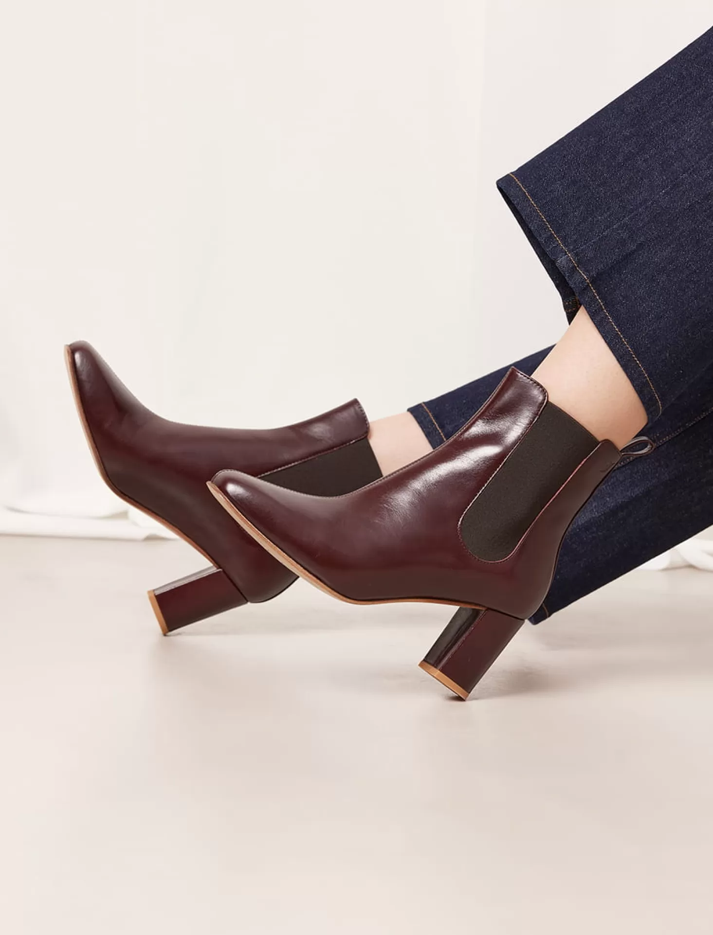 Pied de Biche Bottines A Talons<Clemence Bourgogne