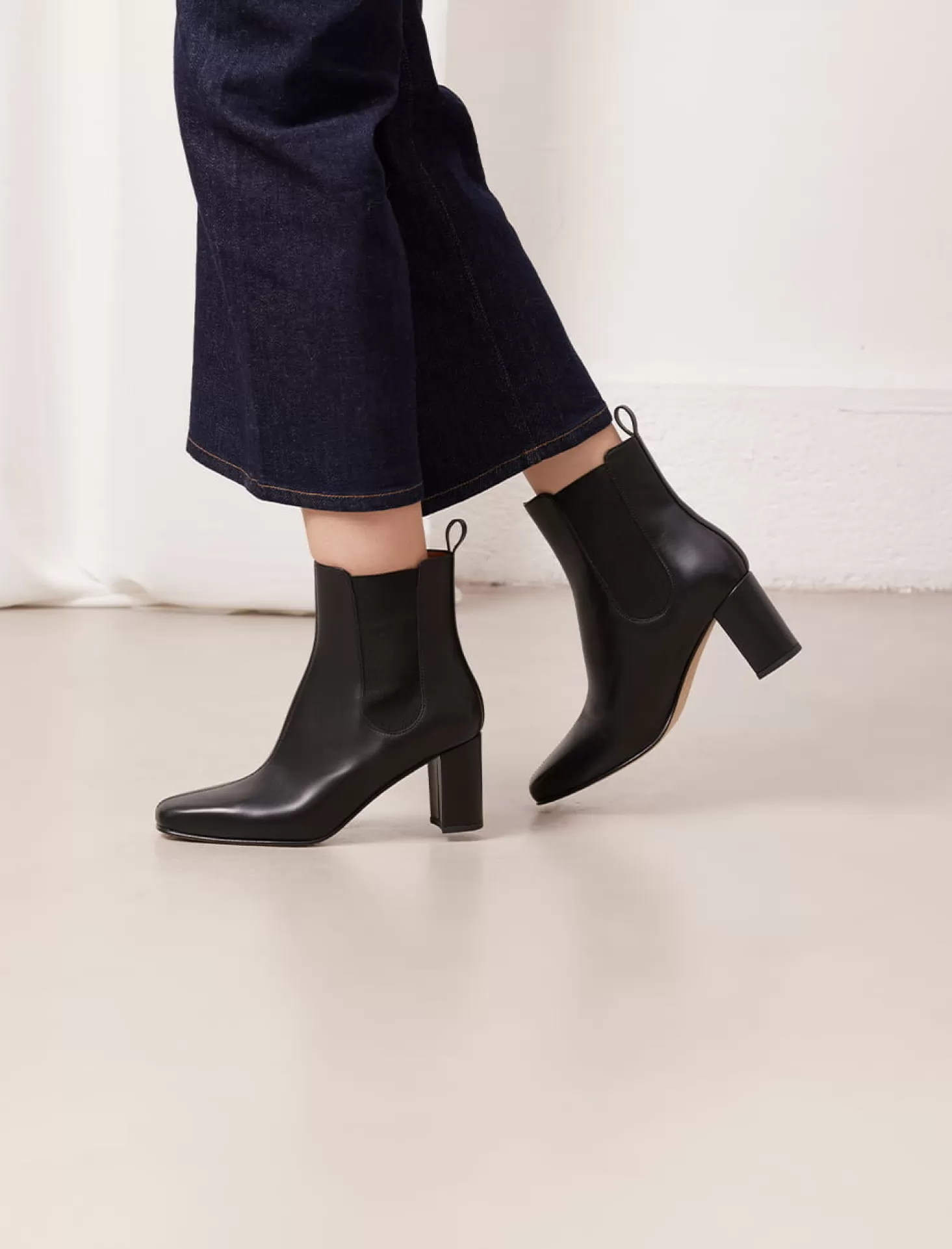 Pied de Biche Bottines A Talons<Clemence Noir