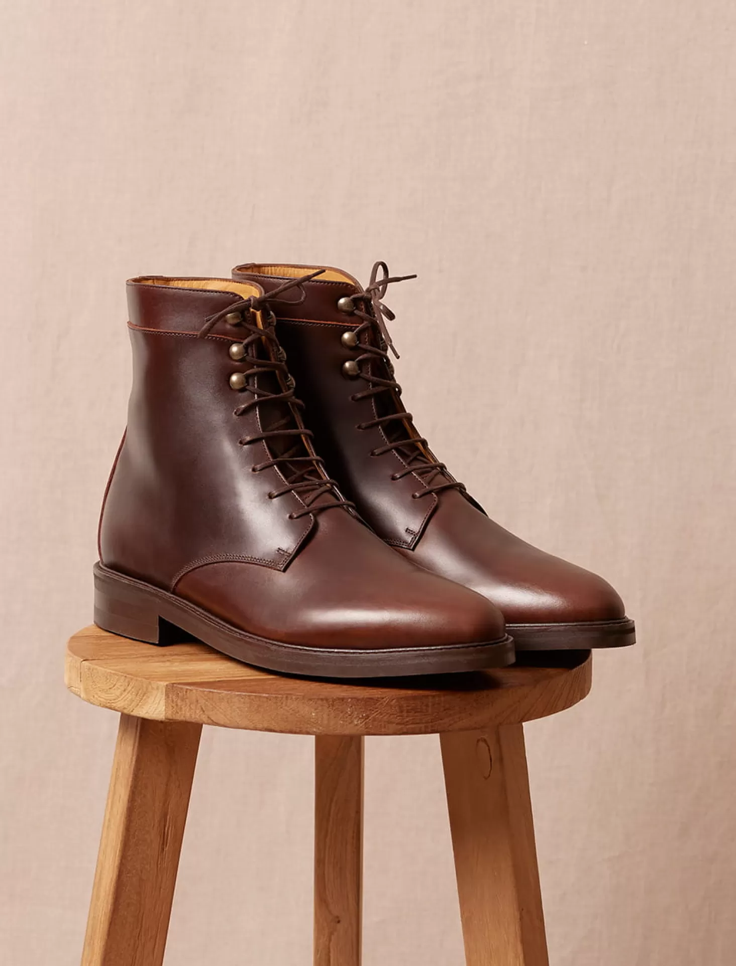 Pied de Biche Boots Et Bottines<Combat Boots City Fourre Bourgogne