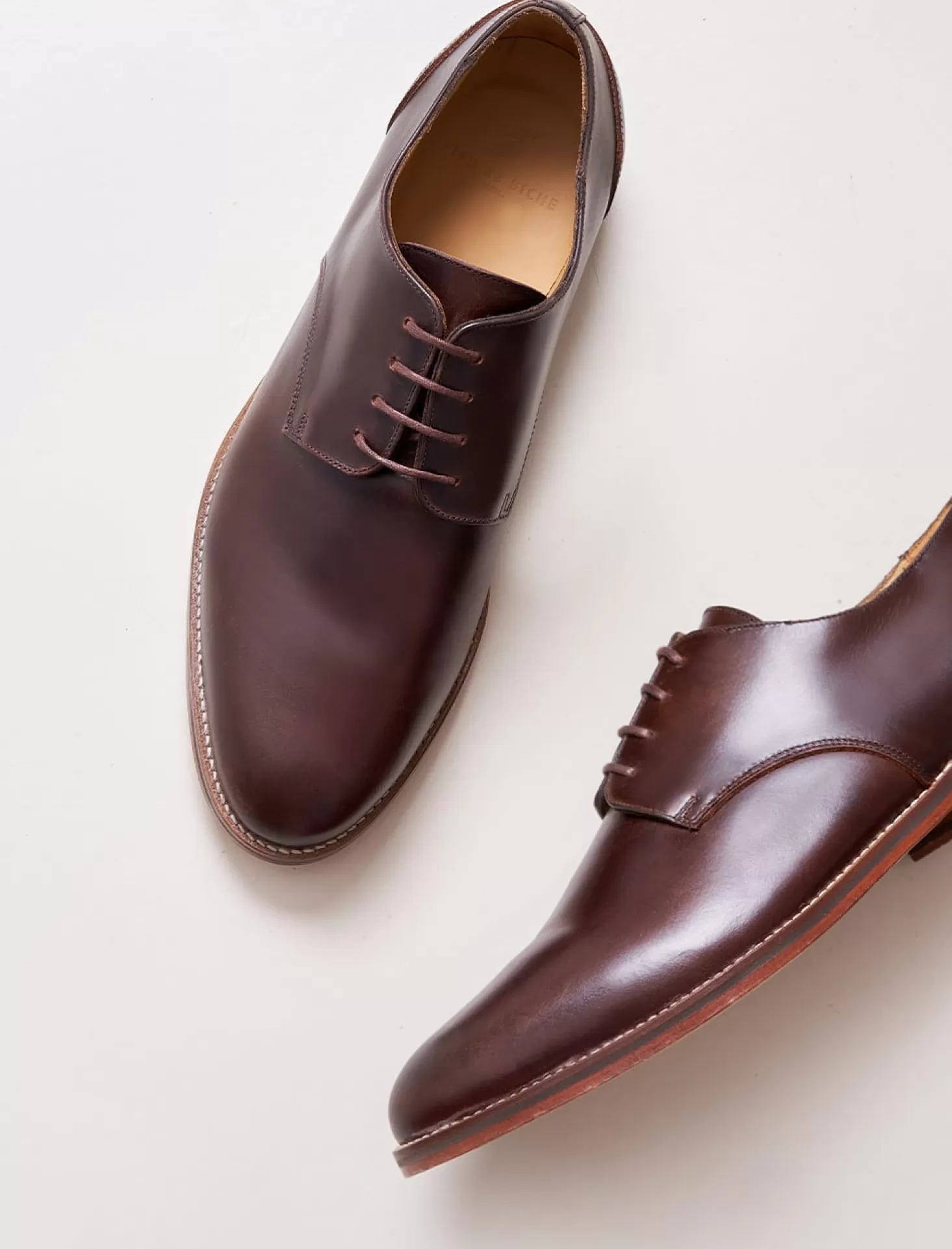 Pied de Biche Derbies & Oxford<Derbies Casual Bourgogne