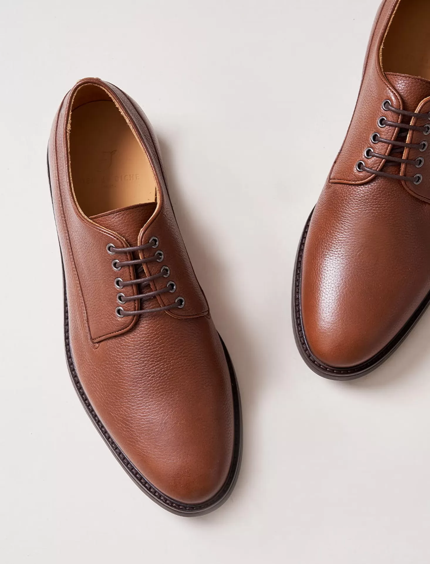 Pied de Biche Derbies & Oxford<Derbies Commando Cognac