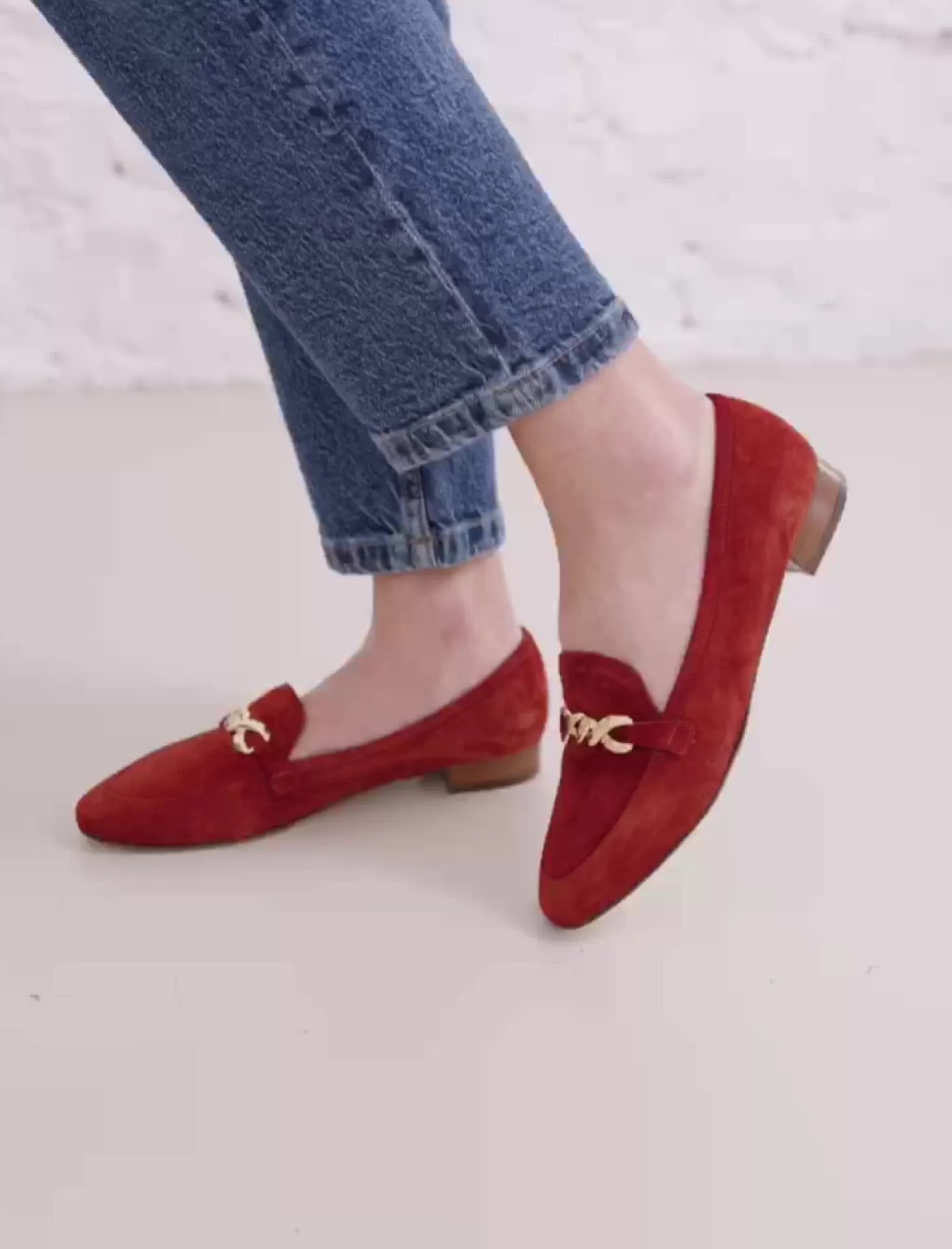 Pied de Biche Mocassins Et Derbies<Esmee Cherry Burnt