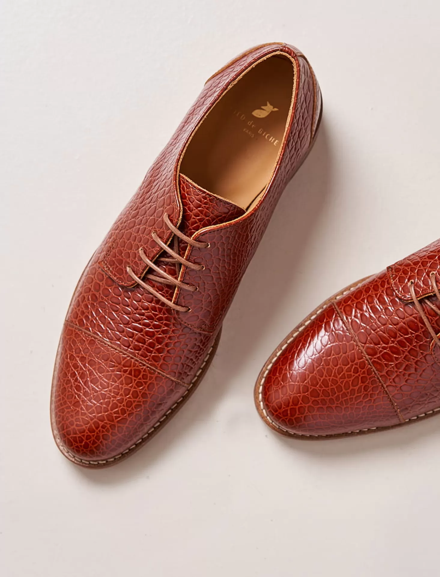 Pied de Biche Mocassins Et Derbies<Garance Cognac