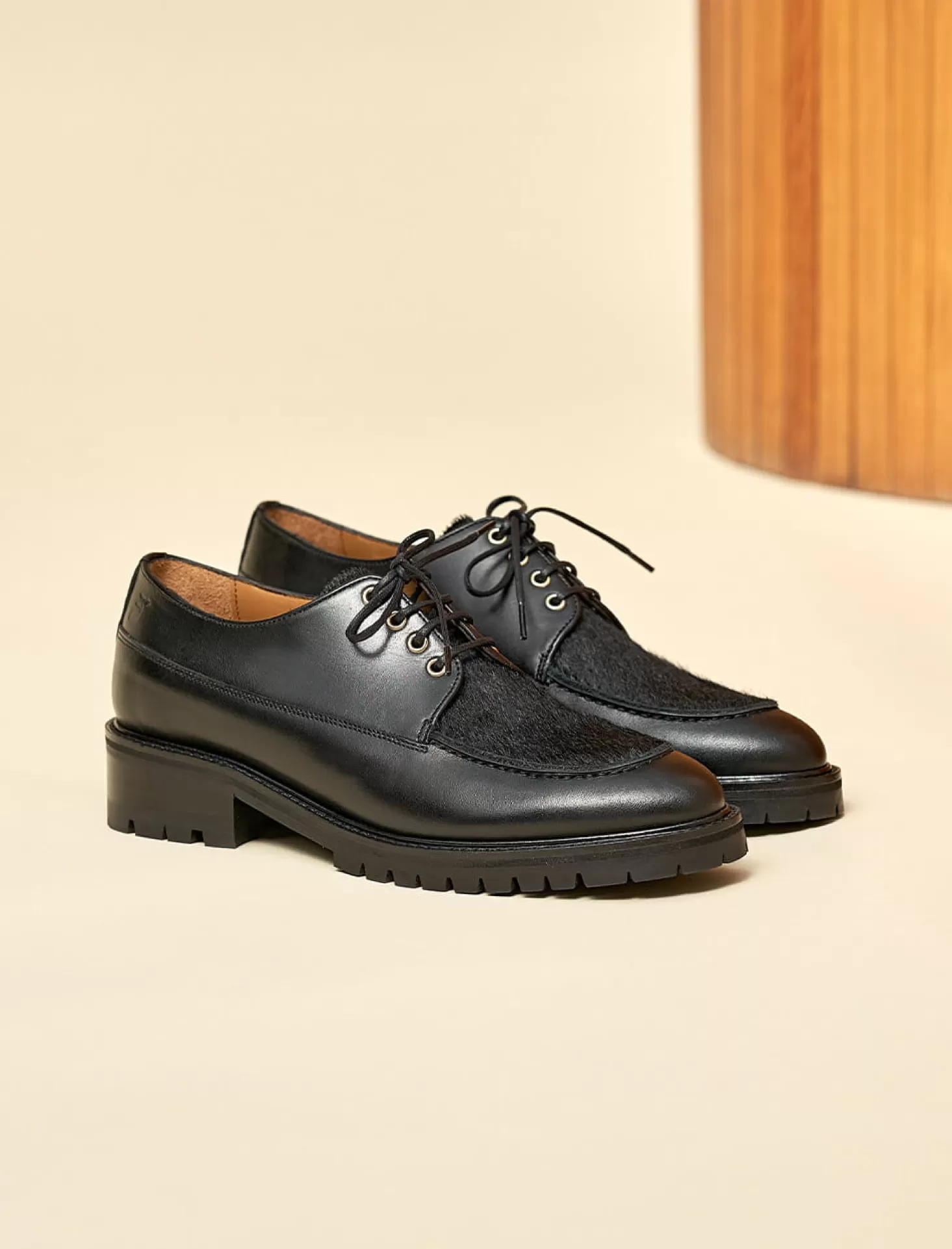 Pied de Biche Mocassins Et Derbies<Helene Noir