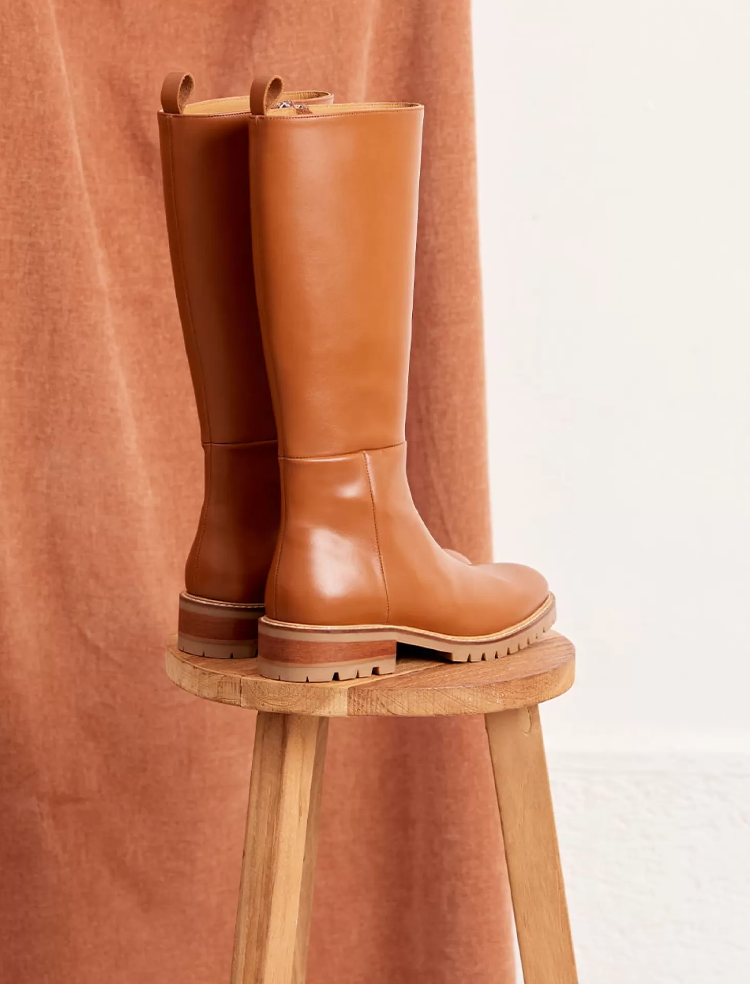 Pied de Biche Bottes<Ingrid Cognac