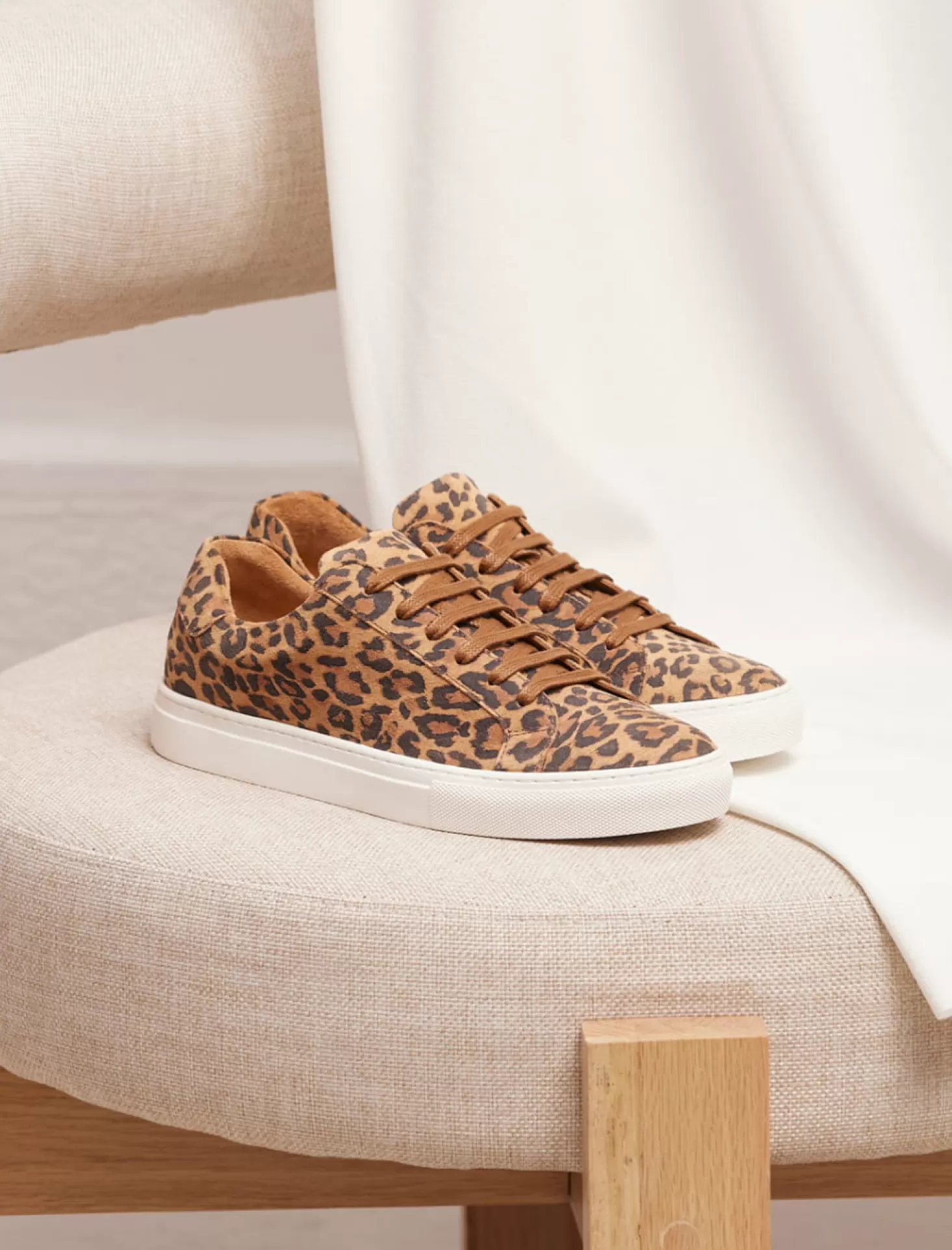 Pied de Biche Sneakers<Olivia Leopard