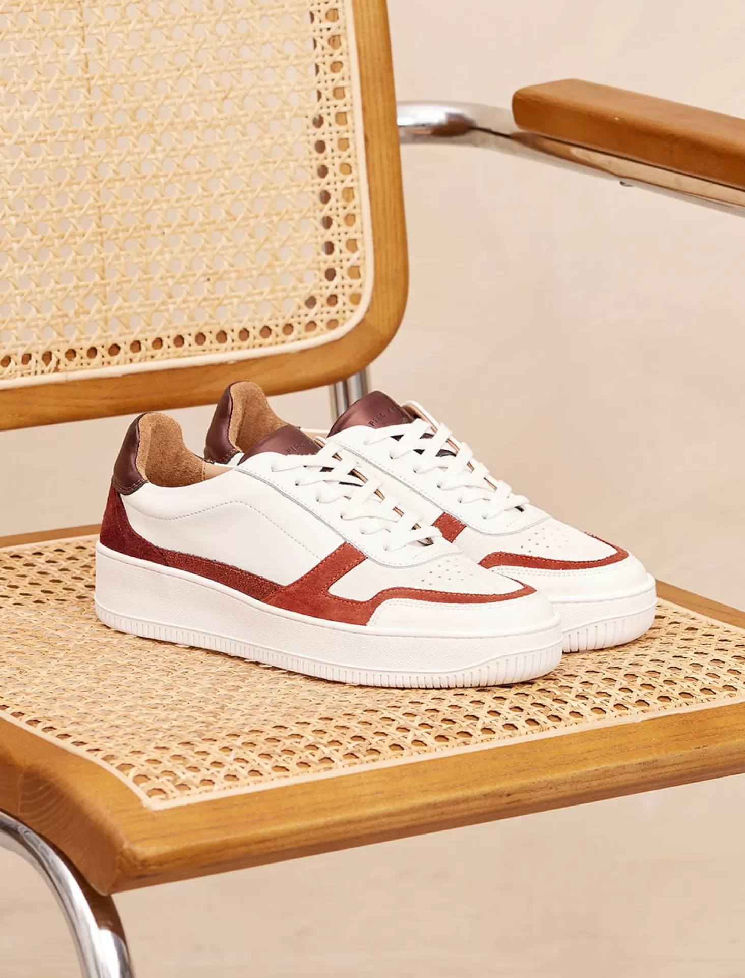 Pied de Biche Sneakers<Sneakers Vasco Blanc & Muscat