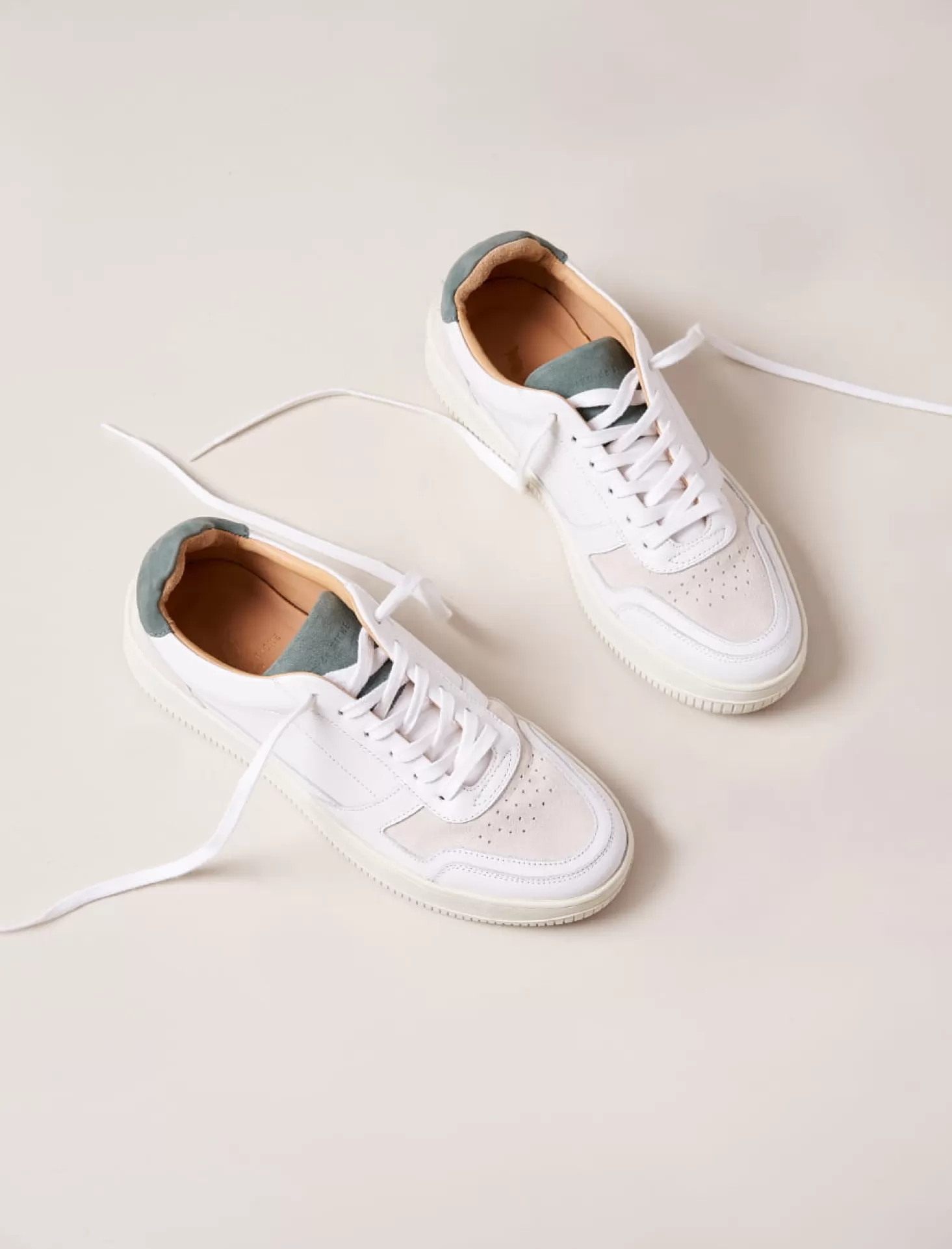 Pied de Biche Sneakers<Vasco Blanc & Cedre