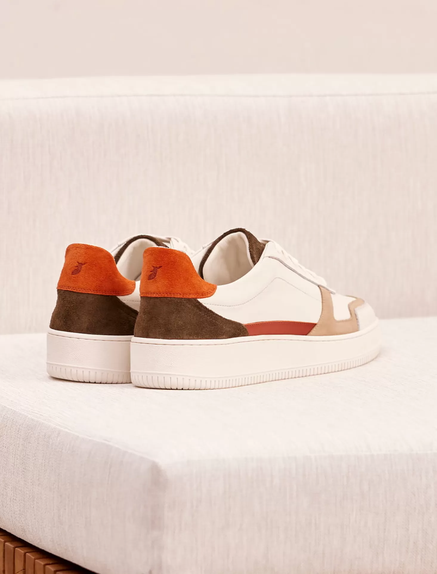 Pied de Biche Sneakers<Vasco Blanc & Kaki